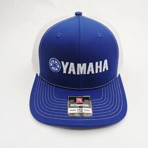Yamaha Blue And White Richardson 112 Mesh Back Snap Back Hat